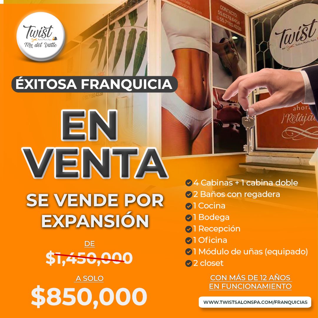 ¡promociÓn De Franquicia En Venta 9876