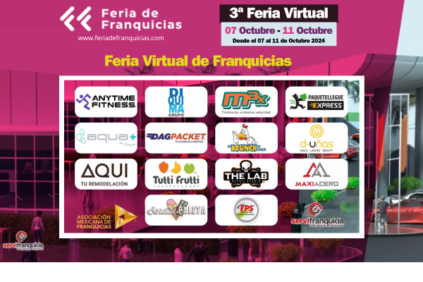 Finaliza la 3ª edición de la Feria Virtual de Franquicias de México con record de visitantes, más de 70.000.